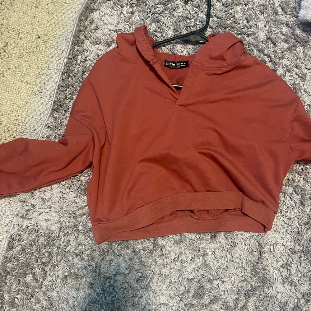 cropped sweatshirt